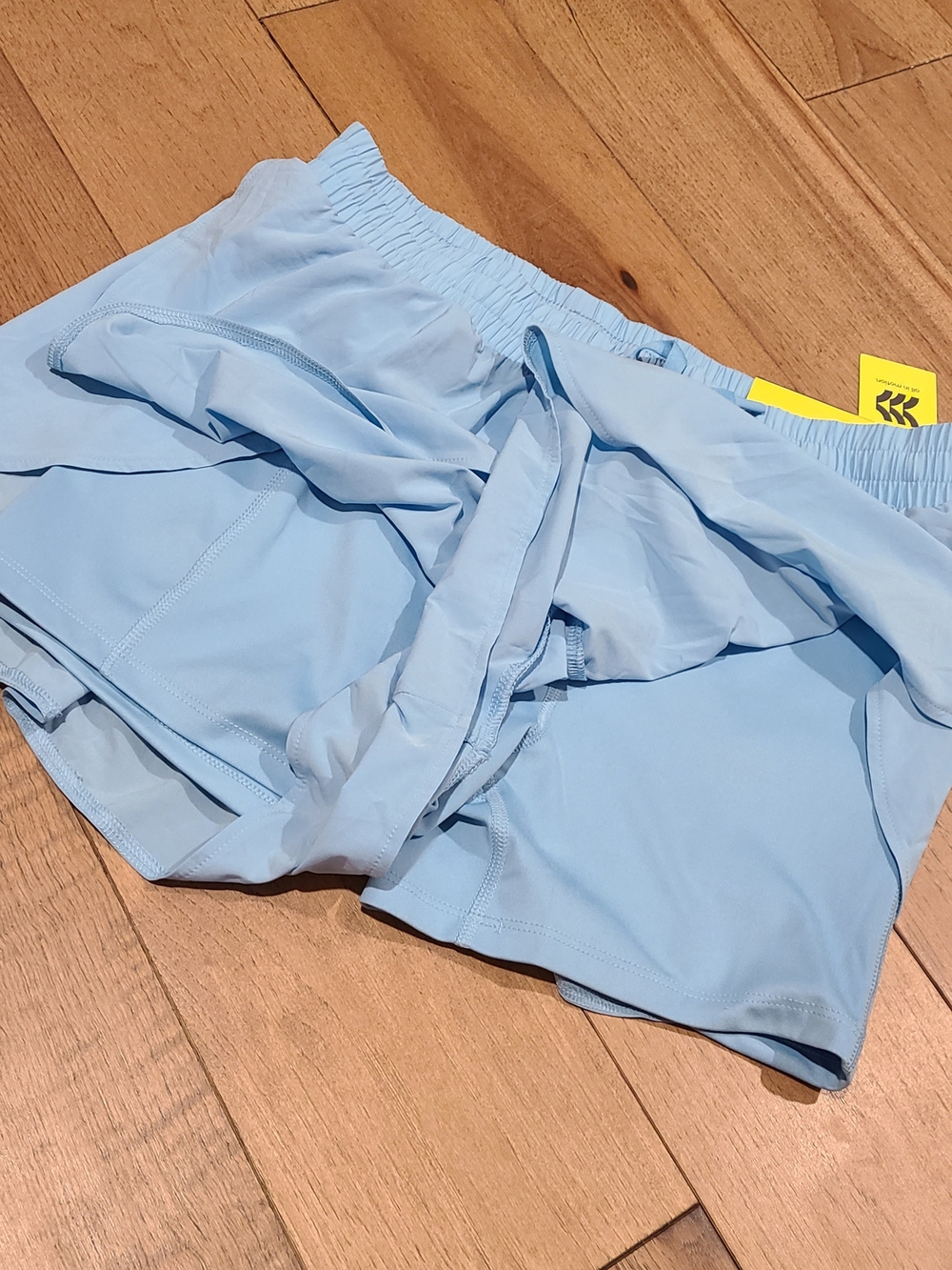 NEW WITH TAG! ALL IN MOTION Light Blue Athletic Shorts - Size Medium! - Picture 4 of 7